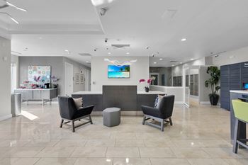 Modern waiting room